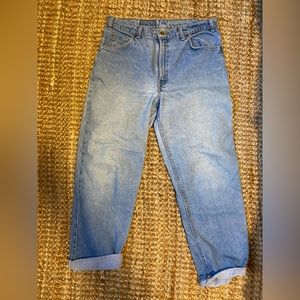 Levi’s light wash mom jean